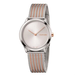 Calvin Klein K3M22B26 Minimal Quartz Silver Dial Unisex Watch