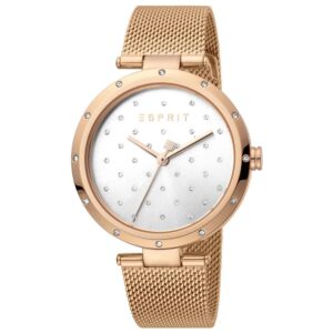 Esprit ES1L214M0075 Rose Gold Mesh Strap Women's Watch