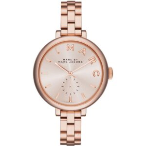 Marc Jacobs MBM3364 Sally Rose Dial Rose Gold-tone Women's Watch
