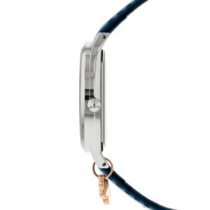 Radley Saxon Way Quartz Silver Dial Blue Leather Strap Ladies Watch RY2965