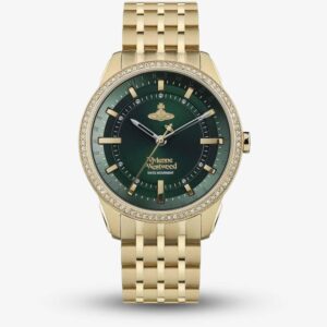 Vivienne Westwood VV262GRGD Eastend Gold Tone Crystal Watch